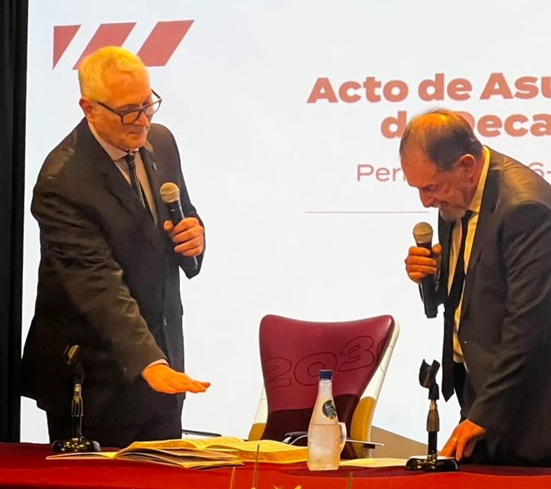 Gabriel Franchignoni asumió su cuarto período en Ciencias Económicas.