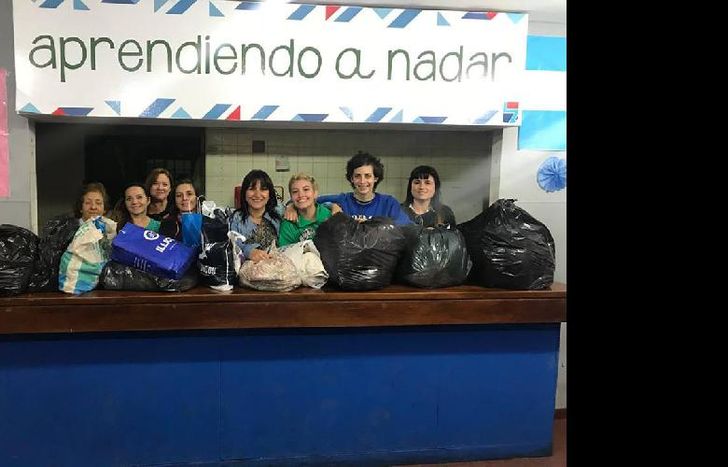 Feer y Sab llevaron lo recolectado durante el popular evento.