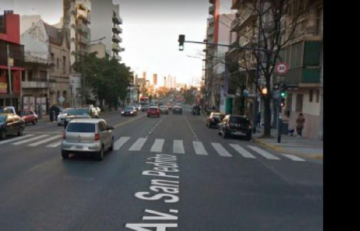 fue en pleno centro del barrio porteño de flores.
