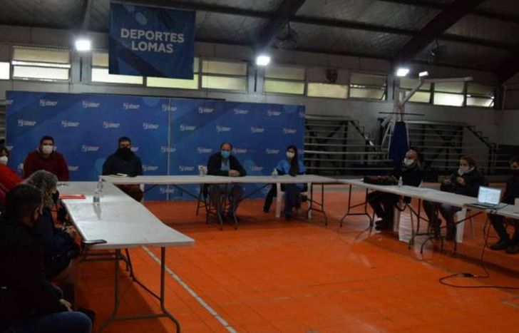 Se presentaron las obras junto a los jefes médicos.