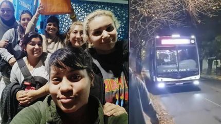 Así las enfermeras esperaban a Marcelo el día de la entrega del regalo.