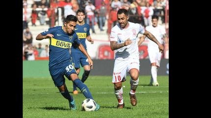 en un duelo emotivo, boca arruino la fiesta de huracan