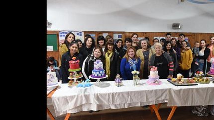 muestra del taller de decoracion de tortas, en lomas