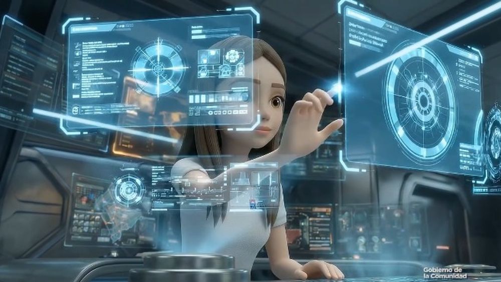 Con una animación futurista, el Municipio anunció la incorporación de la IA a la gestión.