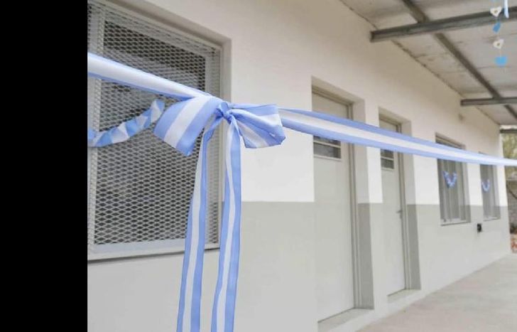 en la secundaria N°388 se construyeron dos nuevas aulas.