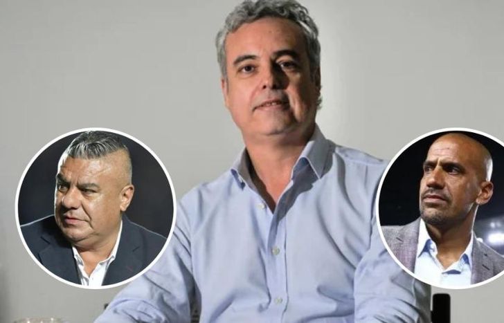 Eduardo Spinosa salió a bancar a Chiqui Tapia en su cruce con Juan Sebastián Verón.