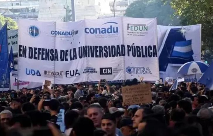 Repudio al desfinanciamiento por parte del Gobierno de Javier Milei.