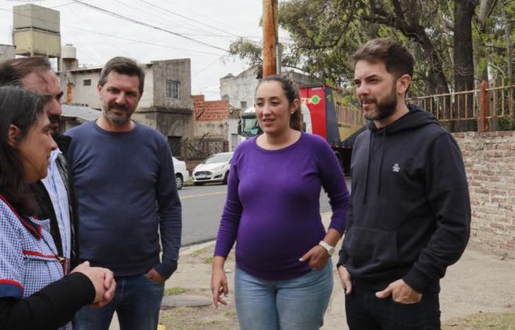 Inauguraron el asfalto de Pío Collivadino en San  José
