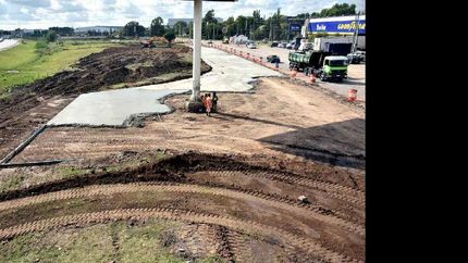 camino de cintura: asfaltan y ensanchan la colectora sur