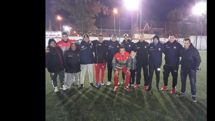 clinica de arqueros en el club talleres