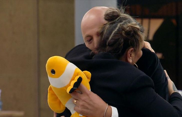 Sandra y su marido Lucas en Gran Hermano.