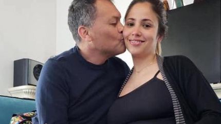 Romina con ex ex en otros tiempos.