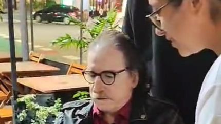 El momento del encuentro, donde Sofía cumplió su sueño.