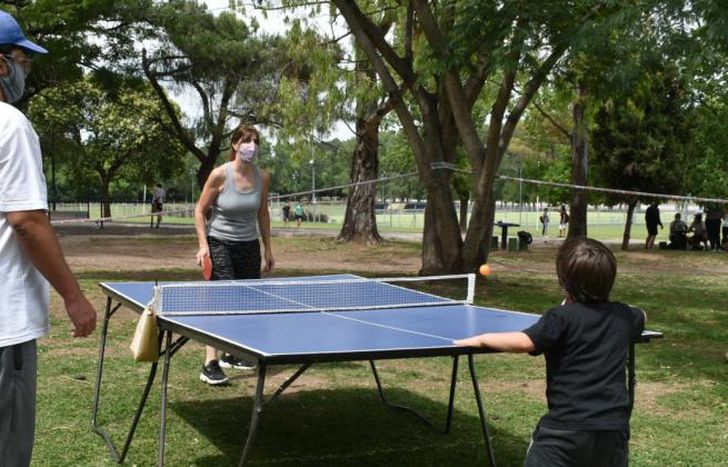 Practicaron varios deportes en el Parque de Lomas.