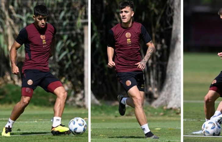 Los tres pibes de Lanús ya trabajan bajo las órdenes de Zielinski.