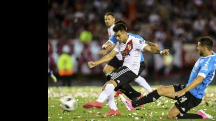 river le gano a belgrano y prolongo su fiesta
