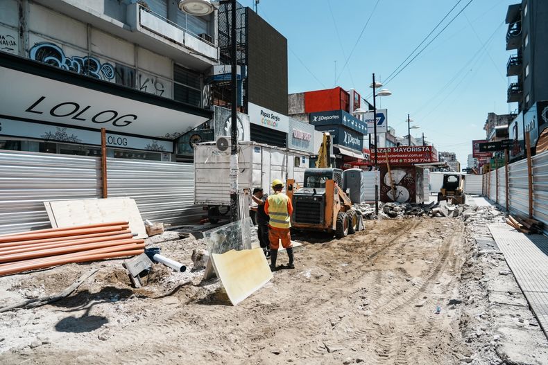La peatonal Laprida es un lugar emblem&aacute;tico de Lomas de Zamora.