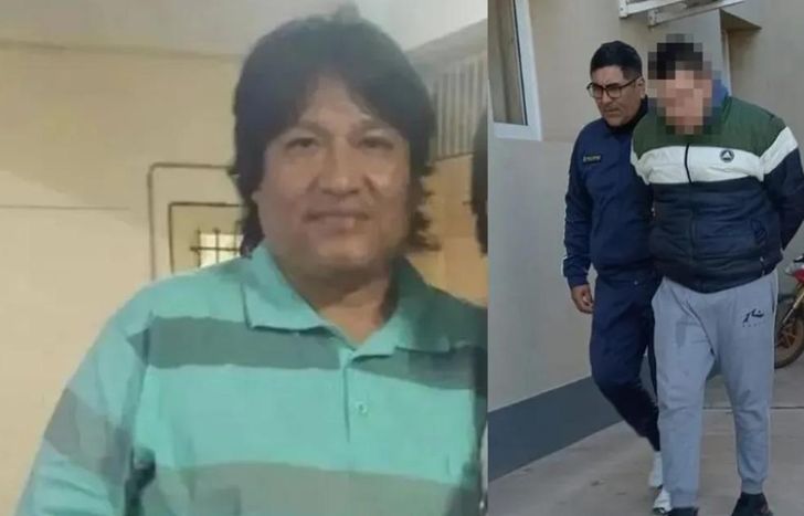 El lomense asesinado y el sospechoso detenido.