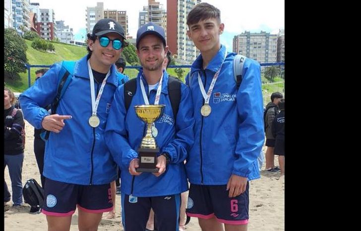 El beach vóley fue campeón con una gran actuación.