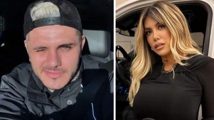 Mauro Icardi y Wanda Nara, sin paz.