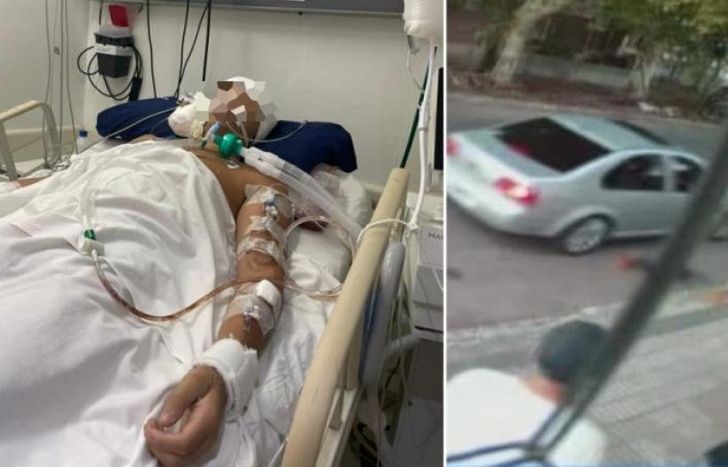 El adolescente trató de defender a un amigo, y se llevó la peor parte.