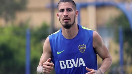 Junior Benítez, durante su paso por Boca Juniors.
