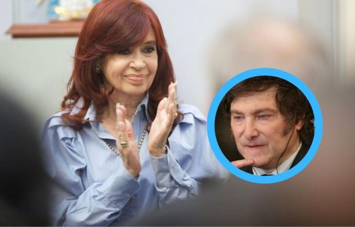 Cristina Kirchner volvió a criticar a Javier Milei.