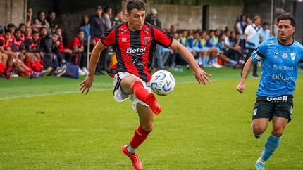 Brian Gómez frente a Federico Milo.