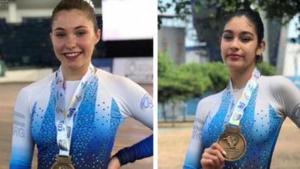 Las Granates celebraron por sus medallas en Ecuador.