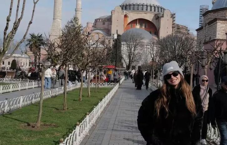 La China Suárez, en Turquía.