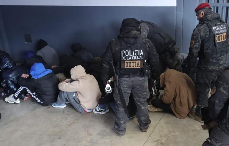 Detuvieron a 33 integrantes de la banda.