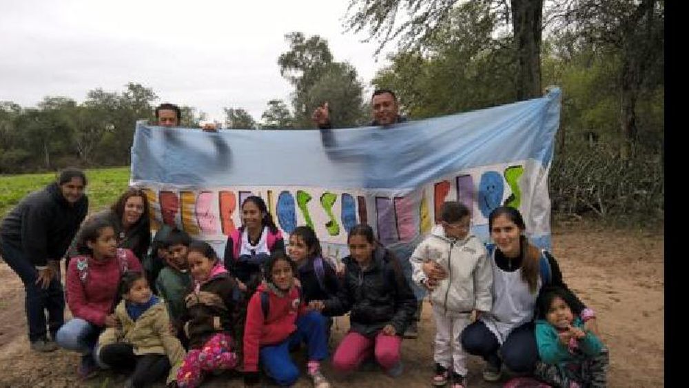 En chaco, en uno de los tantos viajes que realizaron desde hace 10 años.