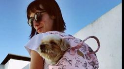 Camila encontró a su “medio perrito”