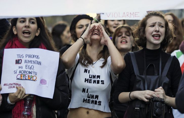“Justicia por Dulce y Agostina”, uno de los lemas de la marcha de Ni Una Menos.