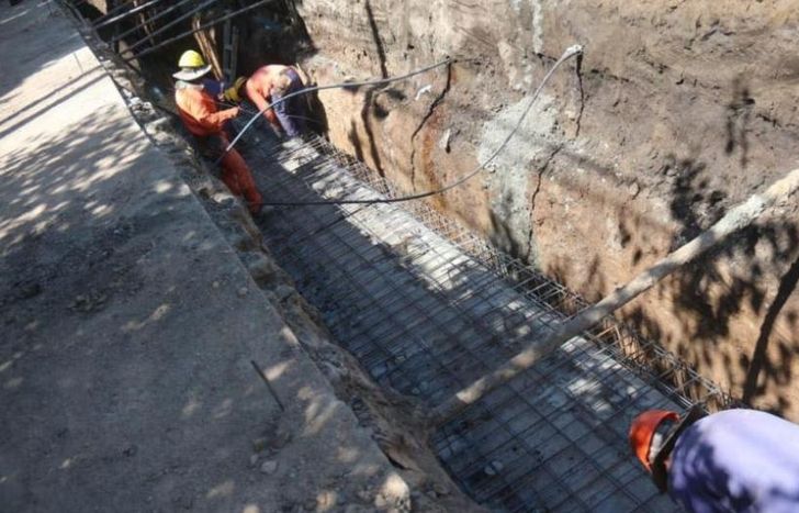 Instalaron más de 4.400 metros de conductos.