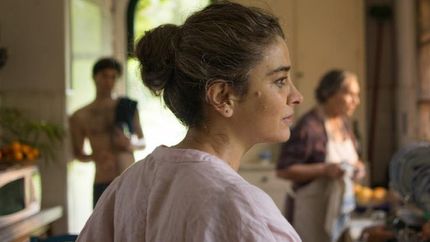 Erica Rivas en escena.