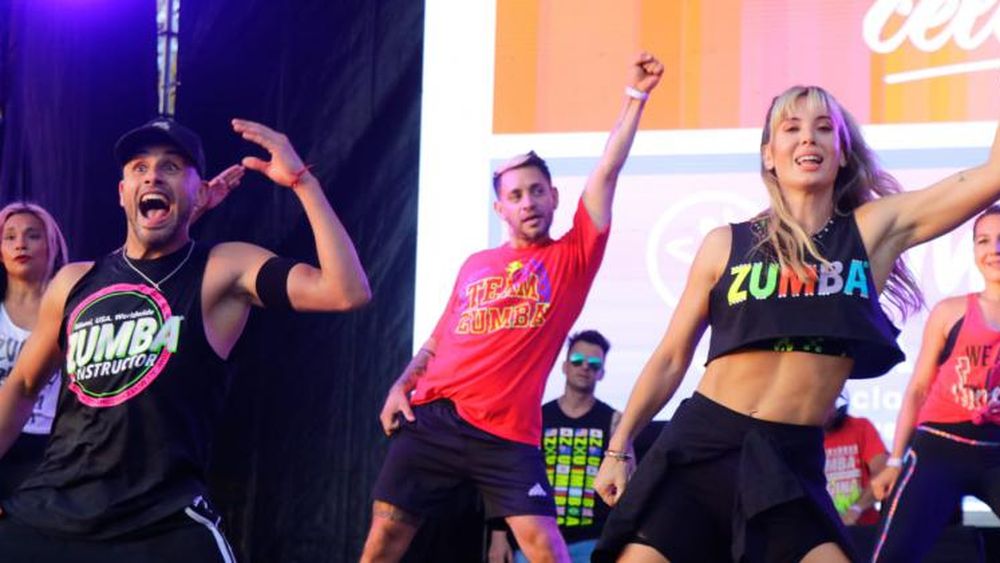 Con la mejor energía zumbera.
