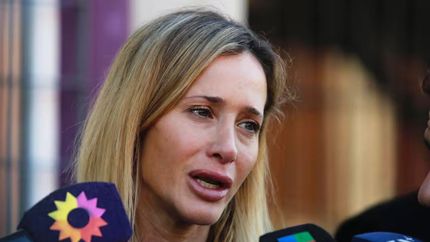 Julieta Prandi, en el inicio del juicio contra su ex.