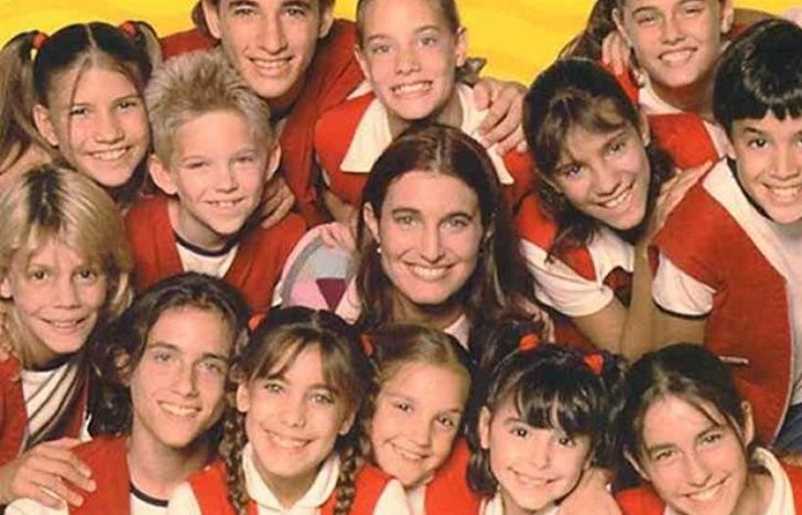 El elenco de Chiquititas.
