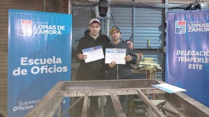 Ya son herreros y tienen todas las ganas de comenzar un emprendimiento alejados de las drogas.