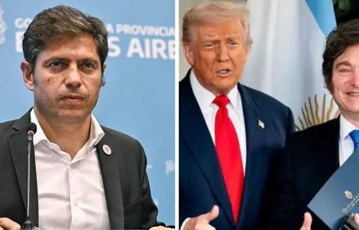 Para Axel Kicillof, Javier Milei fue a pedirle la escupidera al Tesoro de los Estados Unidos.
