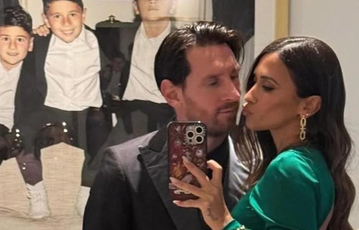 Lionel Messi y Antonela Roccuzzo.