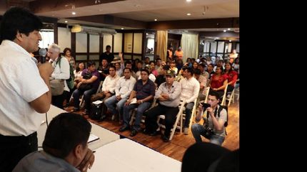 evo morales anuncio que luis arce sera el candidato a presidente del mas
