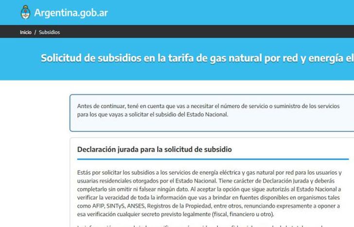 Ya está abierta la inscripción para mantener los subsidios en tarifas de luz y gas.