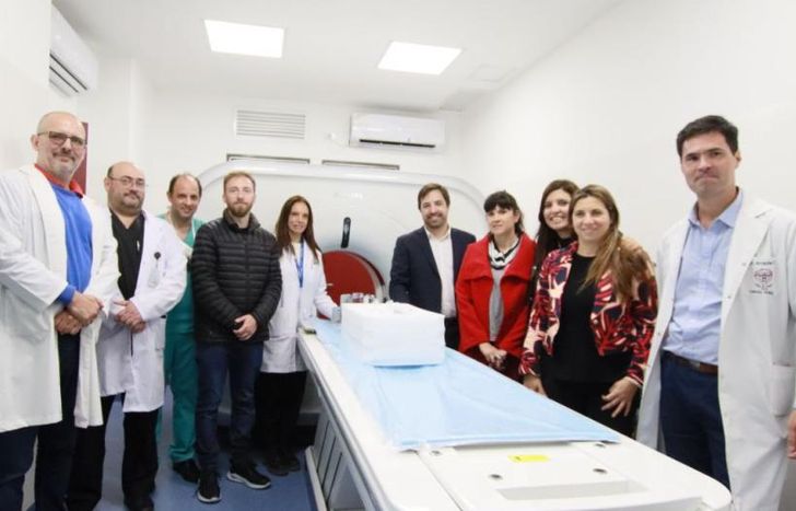 Funcionarios locales y provinciales visitaron el Hospital Gandulfo.