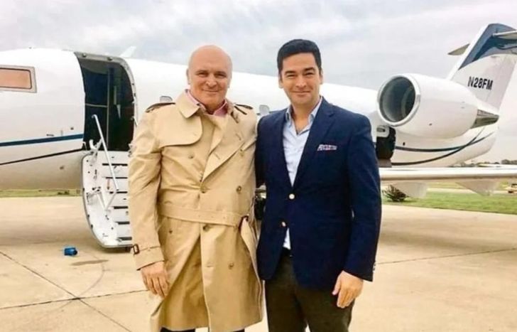 José Luis Espert, junto a Fred Machado.