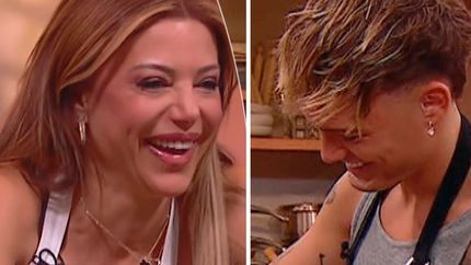 Evangelina Anderson le tiró onda a Ian Lucas.&nbsp;