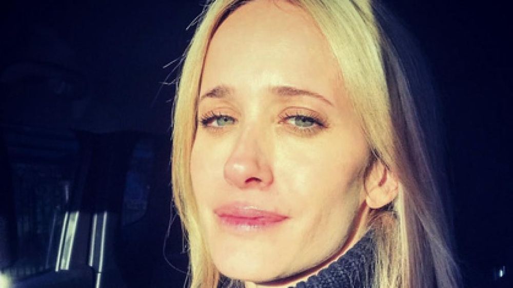 Julieta Prandi, en un duro momento.