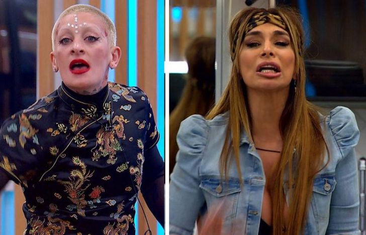 Furia y La Gata, en plena pelea.