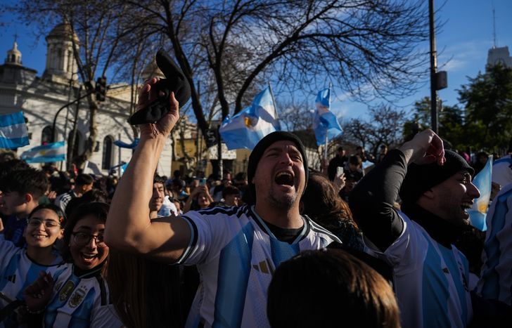 Triunfo de la Selección: las mejores postales del festejo en Lomas.